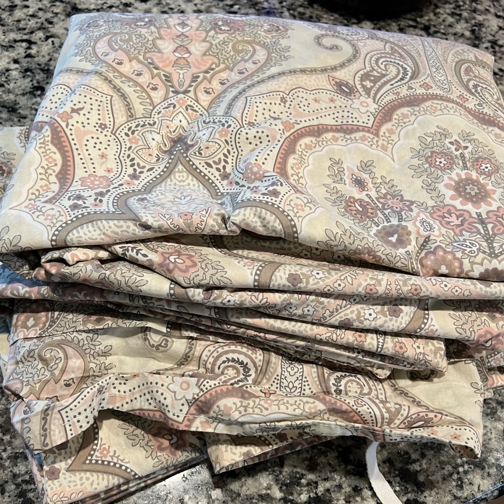 Pottery Barn King Duvet & Shams